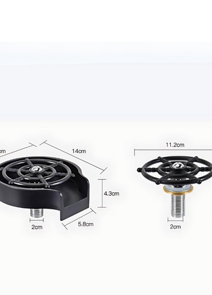 Bar Counter Cup Washer, High-Pressure Automatic Faucet for Quick Cleaning TECNO GADGETS
