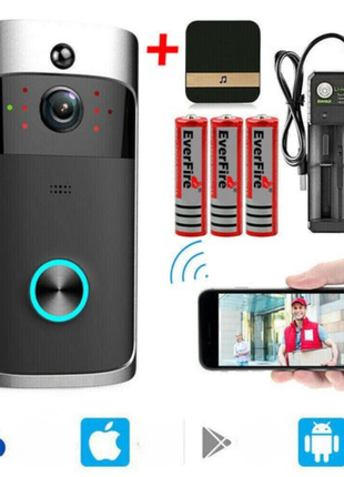 Smart Wireless WiFi Video Doorbell Phone Door Ring Intercom Security SPOCKET US
