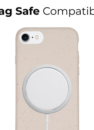 Biodegradable phone case - Natural White Tan Lily