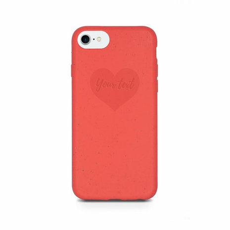 Biodegradable Personalized Phone Case - Red Tan Lily