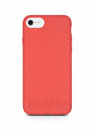 Biodegradable Personalized Phone Case - Red Tan Lily