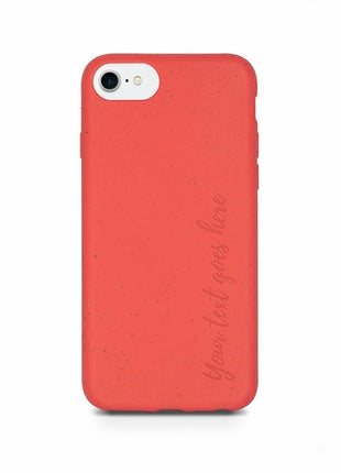 Biodegradable Personalized Phone Case - Red Tan Lily