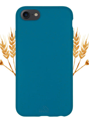 Biodegradable phone case - Deep Sea Blue Tan Lily