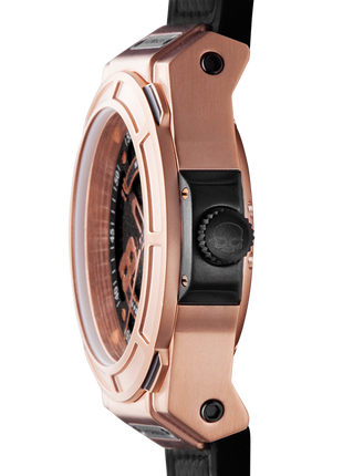 Otto Black Rose Gold Ruby Alcestis