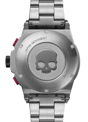 Otto Chrono Silver Bracelet Ruby Alcestis