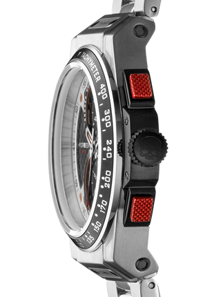 Otto Chrono Silver Bracelet Ruby Alcestis