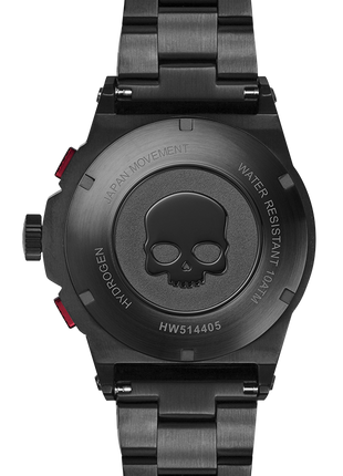 Otto Chrono All Black Bracelet Ruby Alcestis