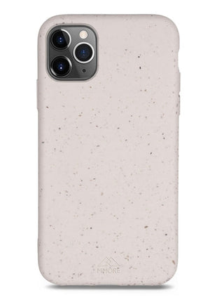 Biodegradable phone case - Natural White Tan Lily