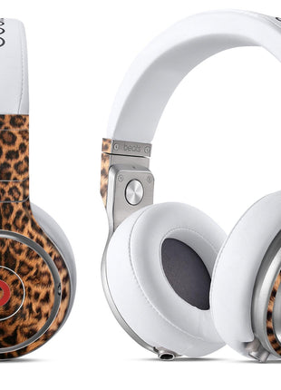 Mirrored Leopard Hide - Full Body Skin Decal Wrap Kit for Beats by Dre Blue Leto