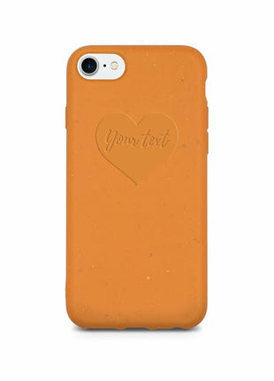 Biodegradable Personalized Phone Case - Orange Tan Lily