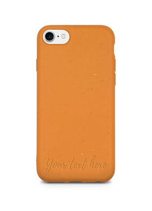Biodegradable Personalized Phone Case - Orange Tan Lily