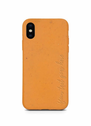 Biodegradable Personalized Phone Case - Orange Tan Lily