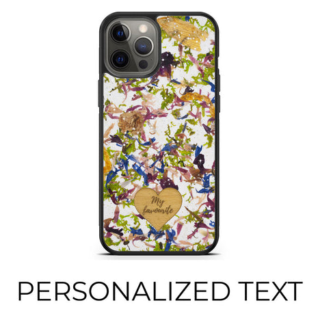 Crystal Meadow - Personalized phone case - Personalized gift Tan Lily