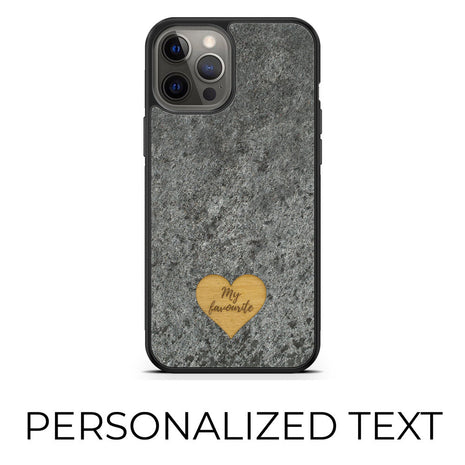 Mountain Stone - Personalized phone case - Personalized gift Tan Lily