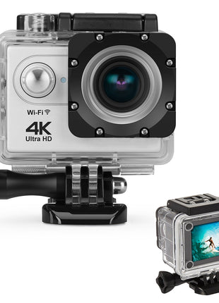 4K  Waterproof All Digital UHD WiFi Camera + RF Remote And Accessories Salmon Lucky