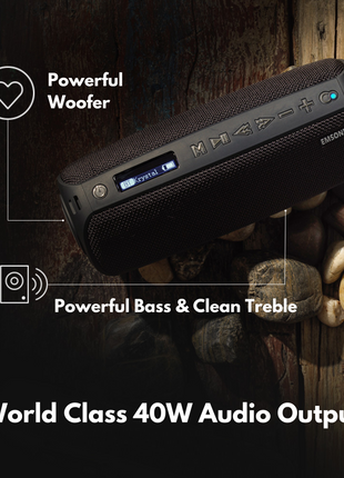 Saver Speaker w/ CO Detector & FM Radio-1