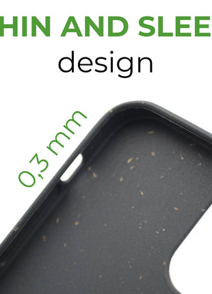 Biodegradable phone case - Black Tan Lily