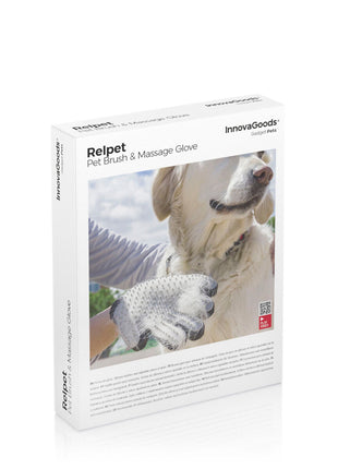 Pet Brush & Massage Glove Relpet InnovaGoods Bigbuy