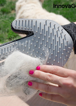 Pet Brush & Massage Glove Relpet InnovaGoods Bigbuy