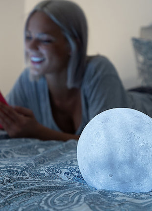 Rechargeable LED Moon Lamp Moondy InnovaGoods Bigbuy