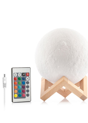Rechargeable LED Moon Lamp Moondy InnovaGoods Bigbuy