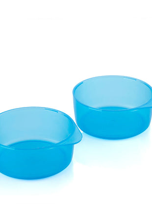 2-in-1 bottle with water and food containers for pets Pettap Bigbuy