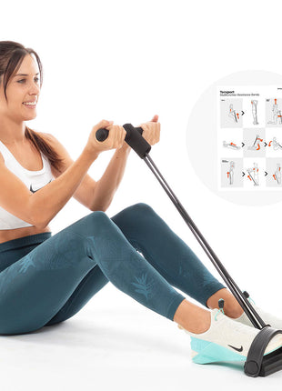 Multifunction Resistance Elastic Bands with Exercise Guide Tensport Bigbuy