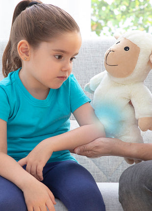 Sheep Soft Toy with Warming and Cooling Effect Wooly InnovaGoods Bigbuy