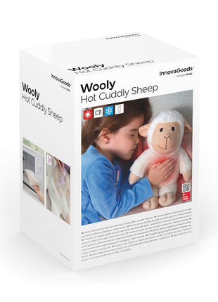 Sheep Soft Toy with Warming and Cooling Effect Wooly InnovaGoods Bigbuy