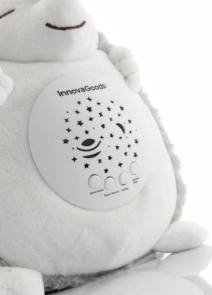 Hedgehog Soft Toy with White Noise and Nightlight Projector Spikey Bigbuy