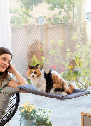 Hanging Cat Hammock Catlax InnovaGoods Bigbuy