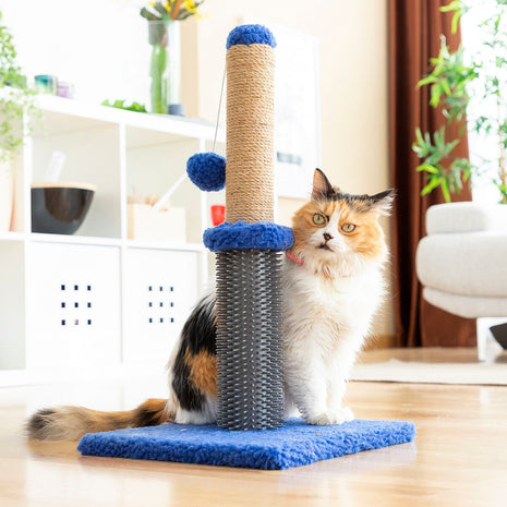 Cat Scratching and Massage Post with Ball Miausage InnovaGoods Bigbuy