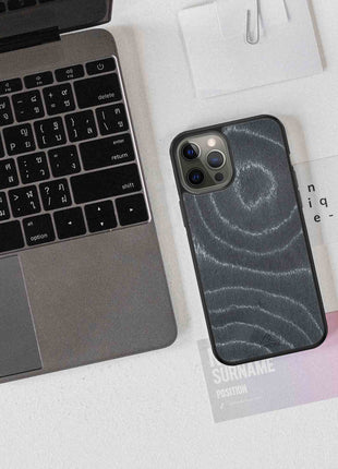 Wave Wood Phone Case Tan Lily