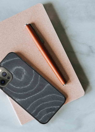 Wave Wood Phone Case Tan Lily