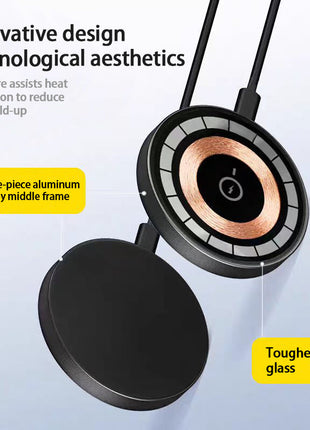 The Qi Wireless Charger 15w Magnetic Wireless Fast Charging Is Suitable For 12, 13, 14, 15 And 16 Mobile Phone Models TECNO GADGETS