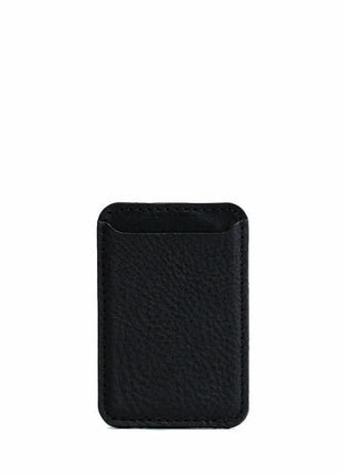 Full-Grain Leather MagSafe wallet - Classic Purple Buckeye