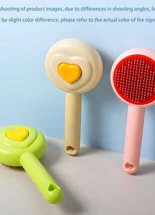Pet Beauty Hair Removal Comb – One-Click Release Dog & Cat Brush for Grooming - TECNO GADGETS