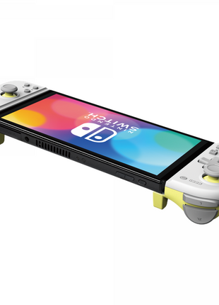 HORI Split Pad Compact - Light Gray/Yellow Green Mulberry