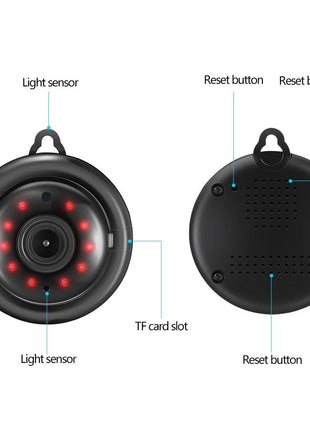 HD 1080P Mini WIFI Hidden Wireless IP Camera Teal Simba