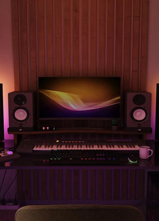 RGB Lamp & LED Stand | Desktop & Gaming Room Light Red Rosemary