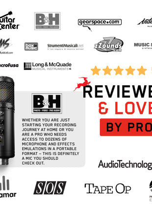 Antelope Audio - Axino recording system | Podcast microphone Cerulean Thalassa