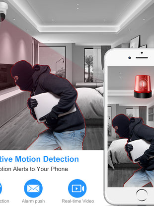 IP WiFi Camera Baby Monitor Home Security Camera Teal Simba