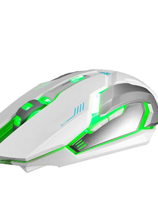 Ninja Dragon Stealth 7 Wireless Silent LED Gaming Mouse Yellow Pandora
