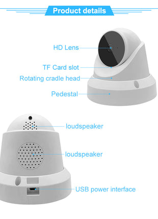 IP WiFi Camera Baby Monitor Home Security Camera Teal Simba