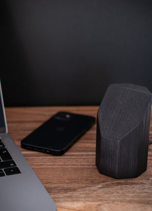 Wooden MagSafe Wireless Charger for Apple iPhone. Fast Qi2 Chrager. Viridian Angel