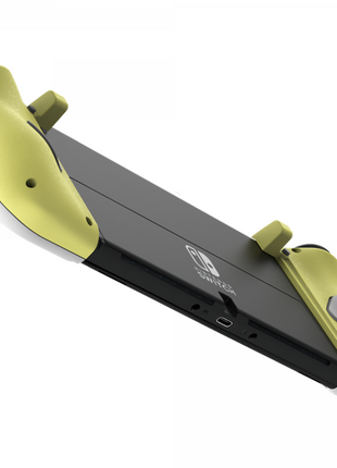 HORI Split Pad Compact - Light Gray/Yellow Green Mulberry