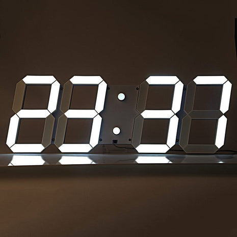Digital LED Wall Clock Fuchsia Molly
