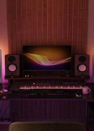 RGB Lamp & LED Stand | Desktop & Gaming Room Light Red Rosemary
