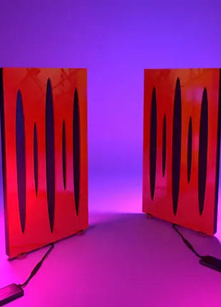 RGB Lamp & LED Stand | Desktop & Gaming Room Light Red Rosemary
