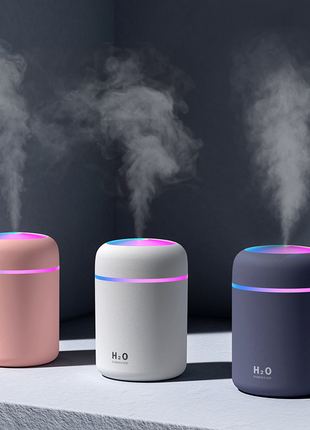 Portable Air Humidifier Aroma Essential Oil Diffuser for Car Home Teal Simba